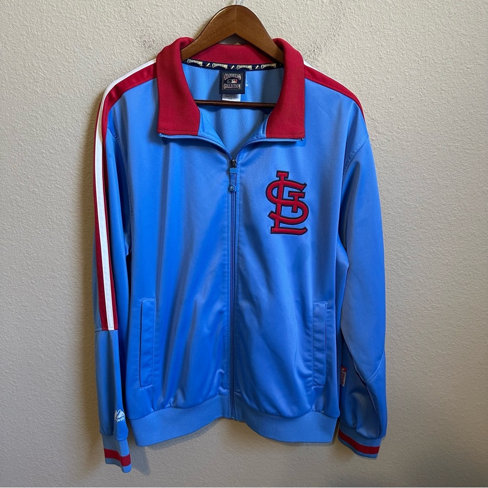 Majestic Cooperstown Collection St. Louis Cardinals Full Zip Jacket